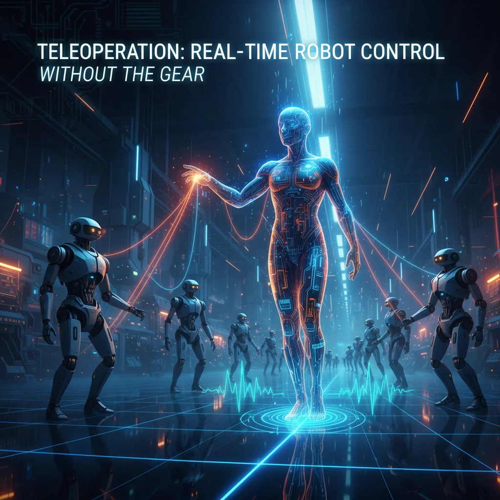 Revolutionize Robot Control: New AI Teleoperation Without the Gear
