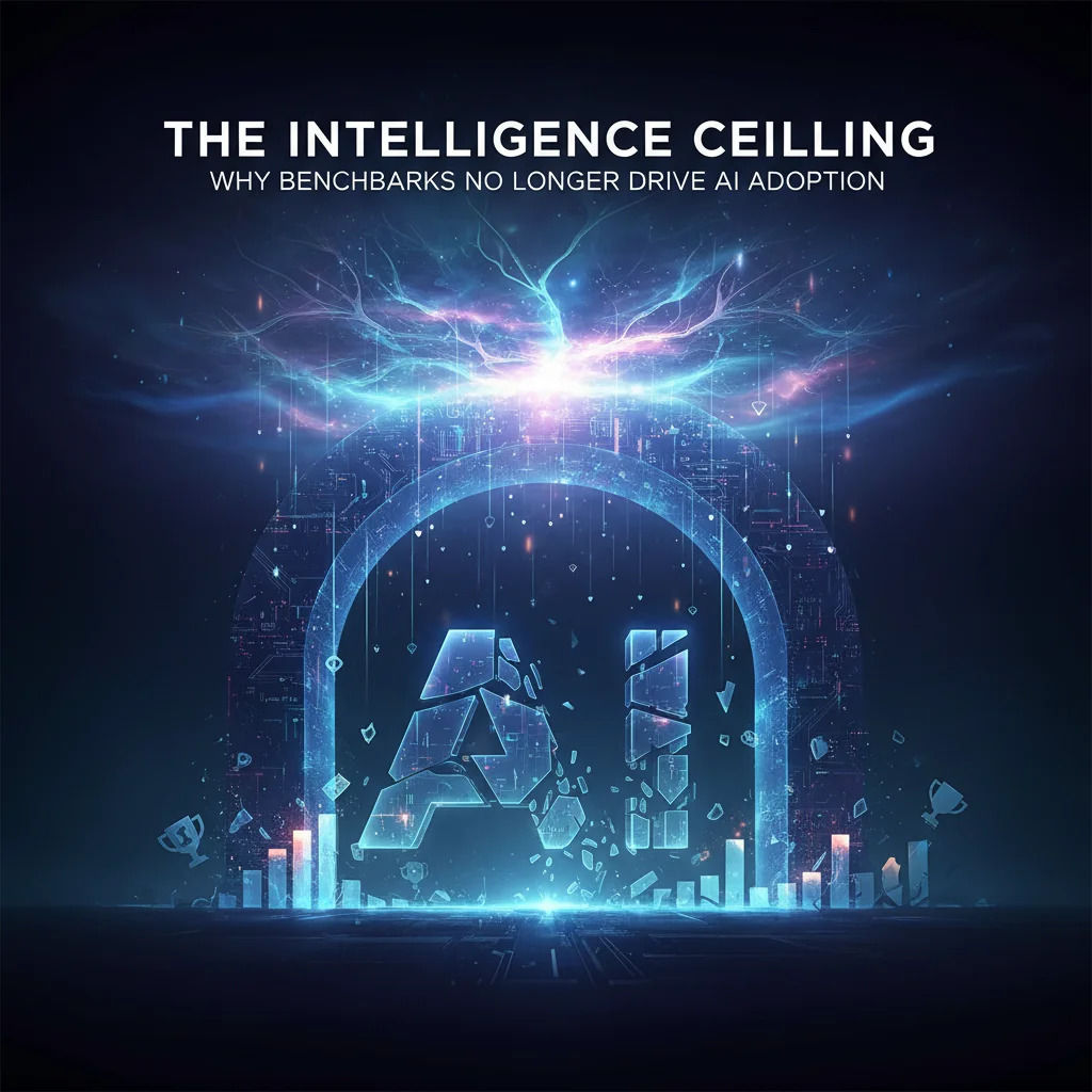 The Intelligence Ceiling: Why AI Benchmarks No Longer Drive Adoption