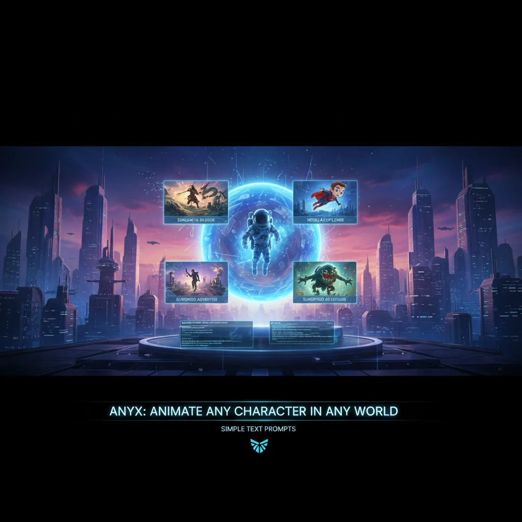 Unleash Creativity: AnyX Revolutionizes AI Animation with Text Prompts